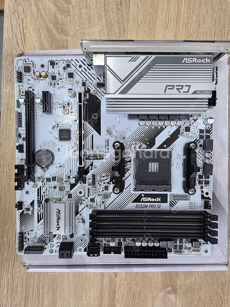애즈락 B550M PRO SE 라이젠 AM4 메인보드--0