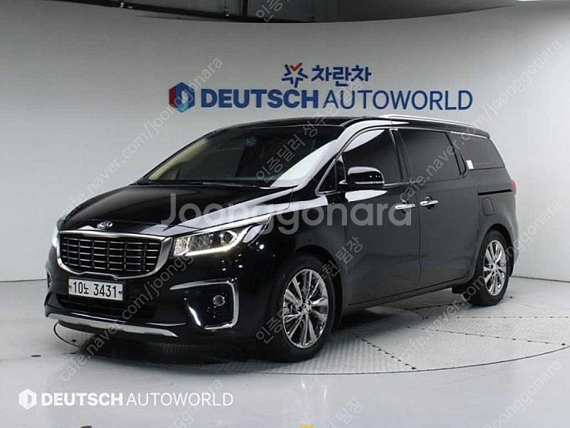 더뉴 카니발 중고 가격 중고 카니발 검정색 2019년식...--0