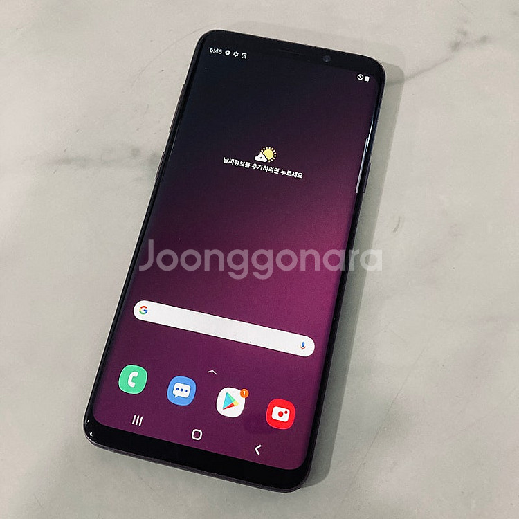 갤럭시 S9플러스+ 퍼플 64기가 무잔상 매우깨끗한기기...--2