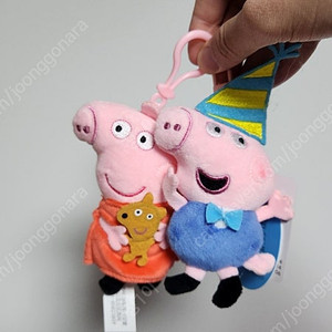 페파 피그 인형 키링 2종 세트 새상품 판매합니다.