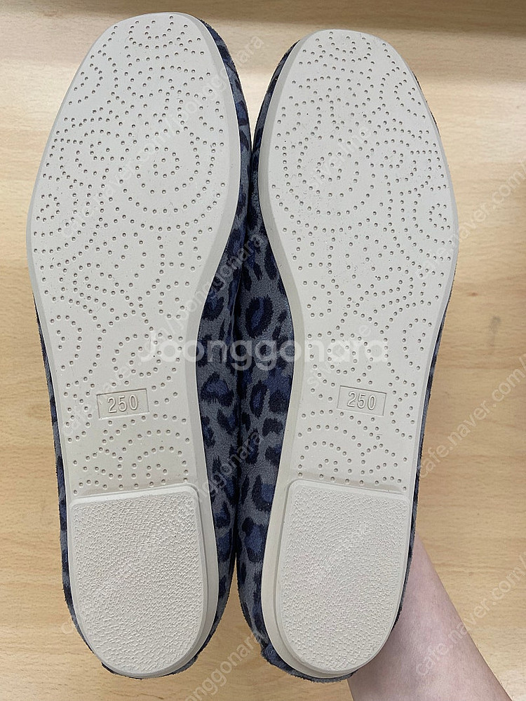르헤 챠챠 플랫슈즈 레오파드 그레이 250 새상품--5
