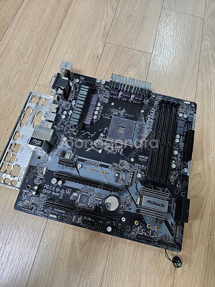 애즈락 b450m pro4 메인보드 판매합니다--0