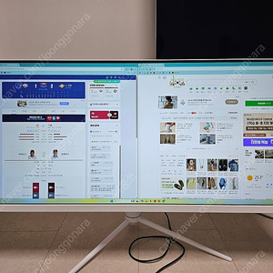 한성컴퓨터 TFG40Q14WP IPS 게이밍 리얼 144 울트라 와이드 40인치 팝니다.