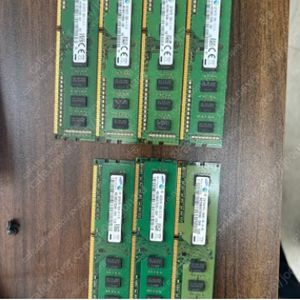 컴퓨터램 DDR3 4기가 6개,2기가 1개 일괄 택포 2만