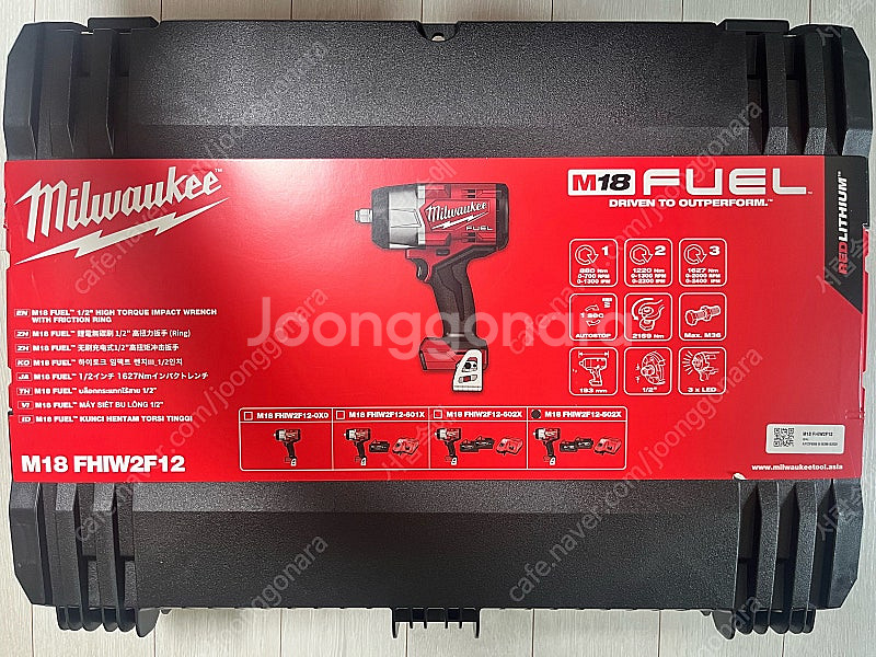 밀워키M18 FHIW2F12-502X 충전 하이토크 임...--0