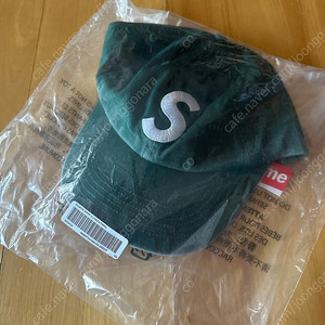 슈프림 피그먼트 s 로고 캡