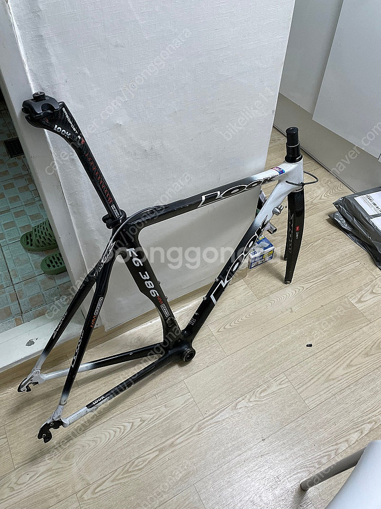 룩 386 모노코크 풀카본 프레임셋 49size--0