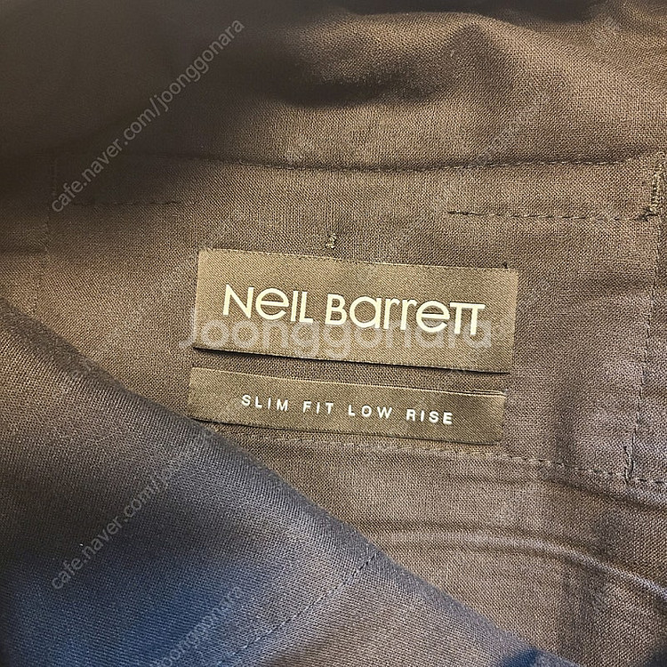 NEIL BARRETT 닐바렛 밴딩 슬림핏 남성팬츠 슬랙스팬츠 사이즈 46(30-31)--2