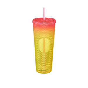 스타벅스 서머 스터드 핑크옐로 콜드컵 710ml+음료 쿠폰
