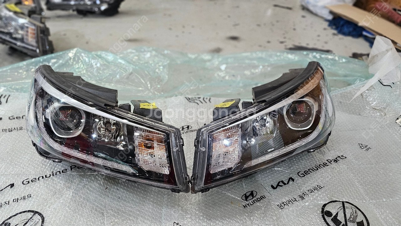 [판매] 올뉴/더뉴 카니발 범퍼, 풀led라이트, 에어댐, 데루등, 세로그릴 판매--3