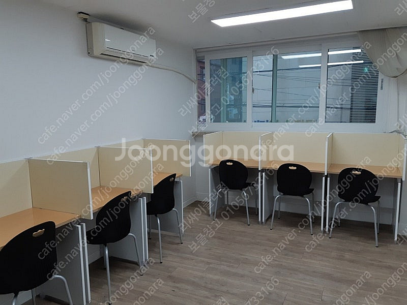 상태깔끔 1인 학원책상 W600xD400, W700xD500--3