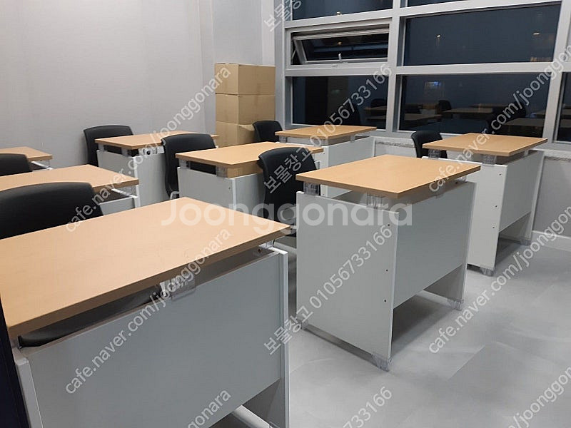 상태깔끔 1인 학원책상 W600xD400, W700xD500--6