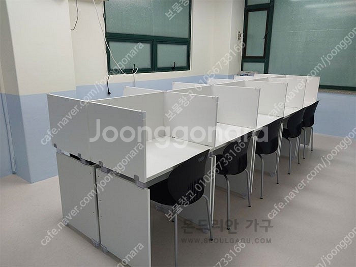 상태깔끔 1인 학원책상 W600xD400, W700xD500--7