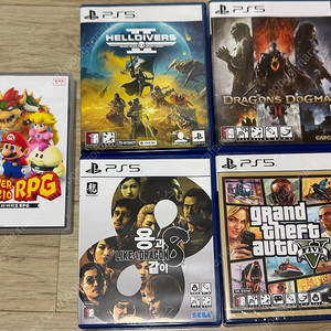 PS5 GTA5, 드도2, 용과같이8
