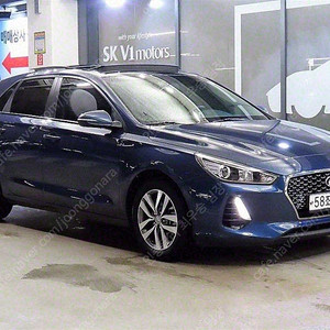 현대 i30 중고 i30 파란색 2018년식 1.4 터보 스타일 중고차판매
