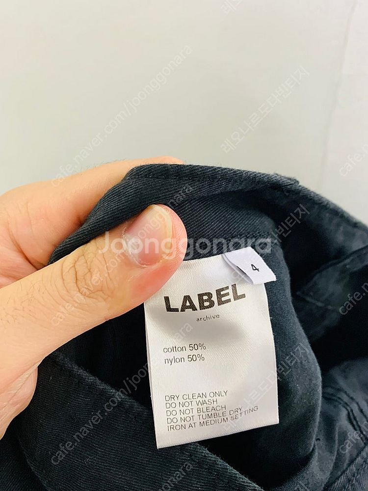 라벨아카이브 커브드팬츠 라벨아카이브팬츠 라벨아카이브바지--2