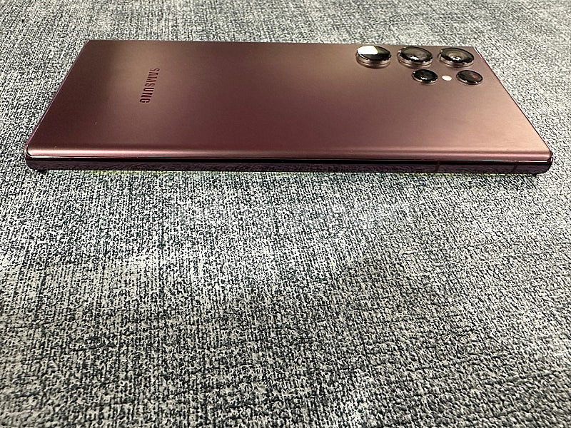 갤럭시S22울트라 256G 버건디 외관S급 잔상있는폰 ...--5