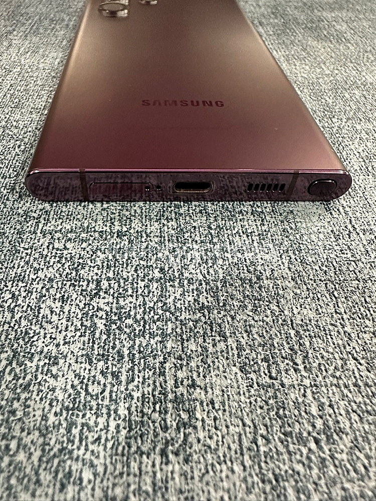 갤럭시S22울트라 256G 버건디 외관S급 잔상있는폰 ...--8
