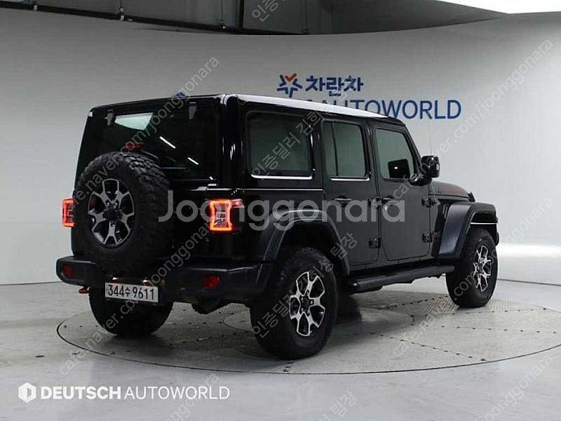 지프 랭글러 중고 랭글러 루비콘 중고 검정색 2020년...--3