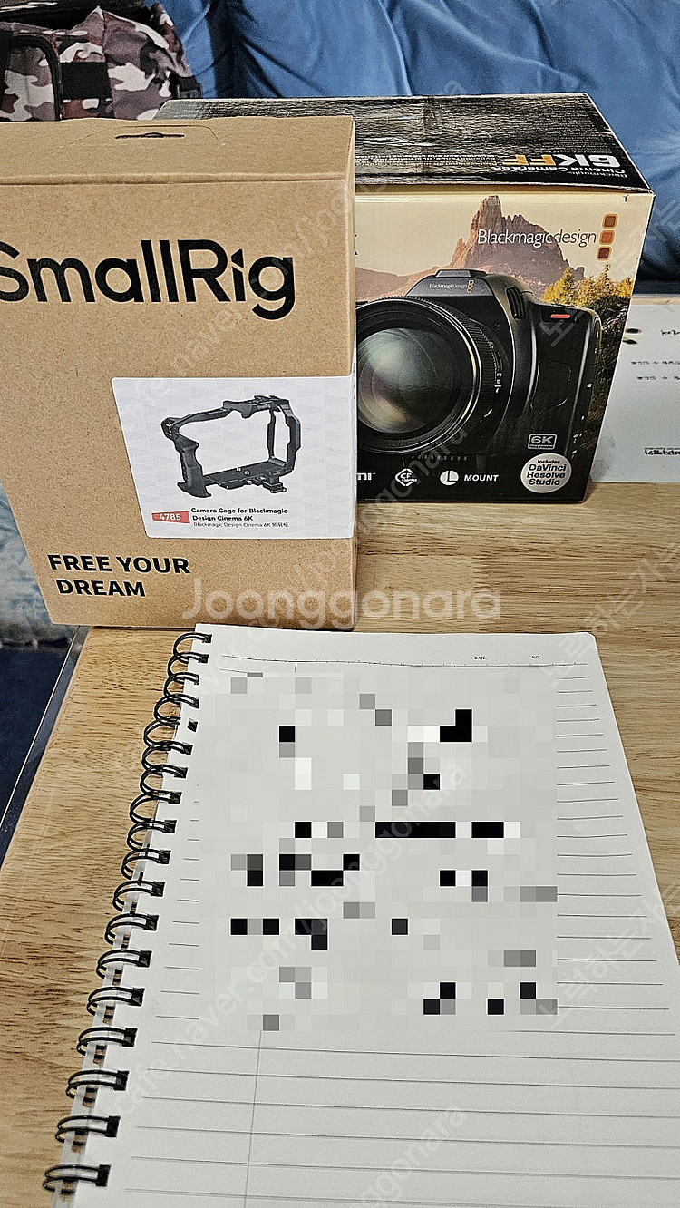 bmcc6kFF블랙매직 카메라 영상용 케이지 포함--4