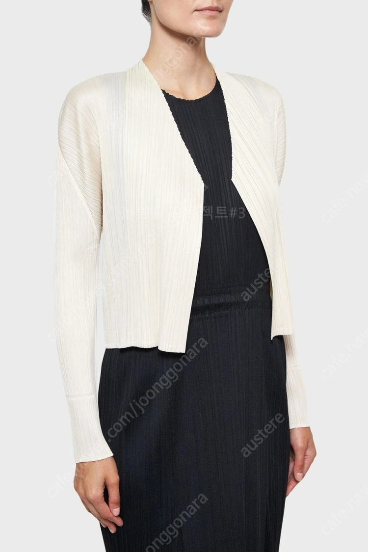 플리츠플리즈 베이지 먼슬리 탑가디건세트 4사이즈--1