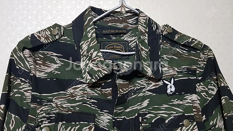 누드본즈 밀리터리 타이거카모 m65 야상자켓 95사이즈--3