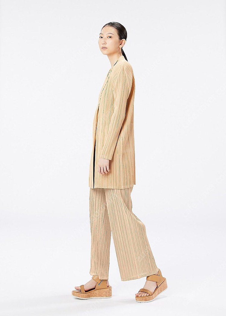 플리츠플리즈 샌드플리츠 팬츠 2사이즈--1