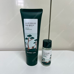 소나무 진정 시카 크림 플러스 + 토너