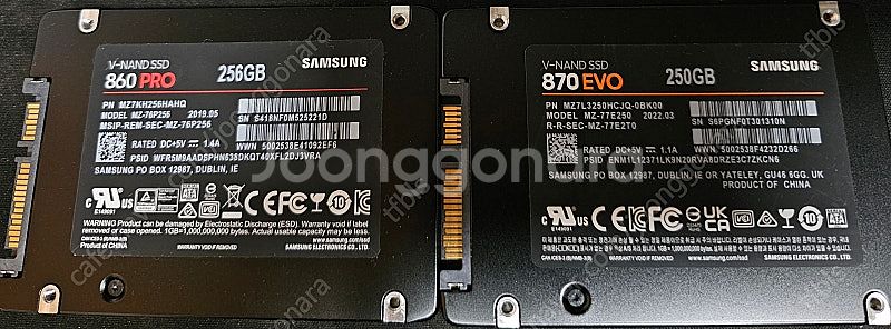 960EVO 1TB, 860 EVO 500GB 등등 각...--7
