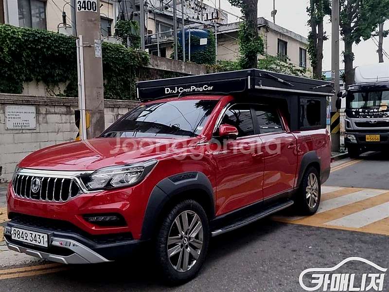 렉스턴 스포츠 칸 캠핑카 2020 년 중고차/전액할부/...--0