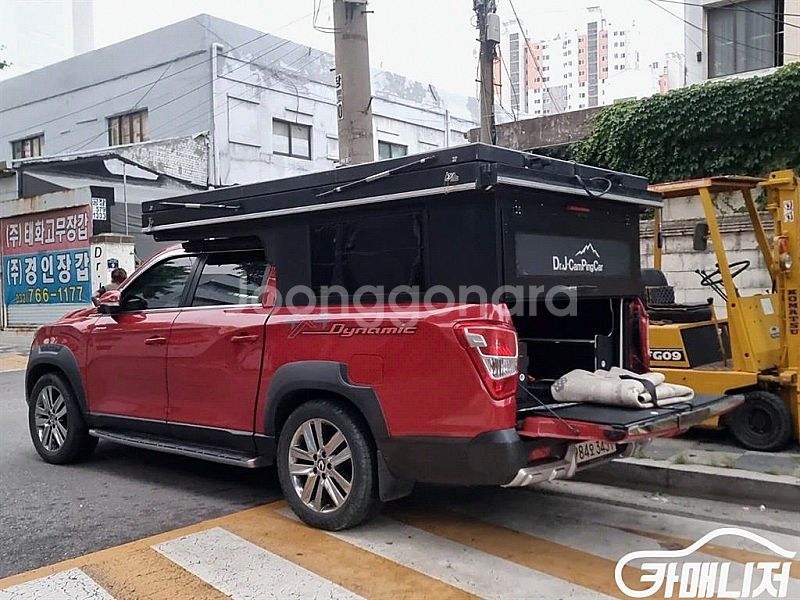 렉스턴 스포츠 칸 캠핑카 2020 년 중고차/전액할부/...--6