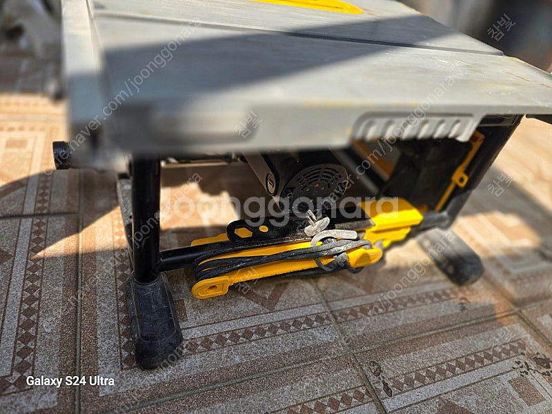 디월트 dwe 7492 + 7440 테이블쏘 전용거치대--3