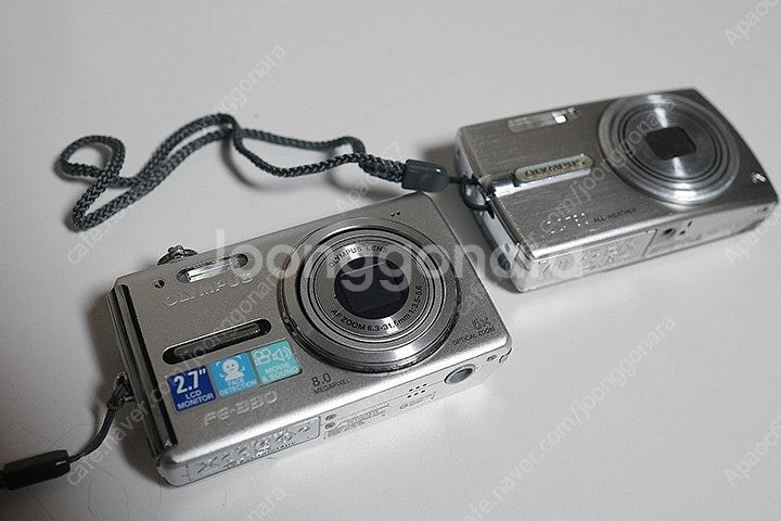 올림푸스 디카(FE330. μ-780) 2대 일괄로 팝...--1