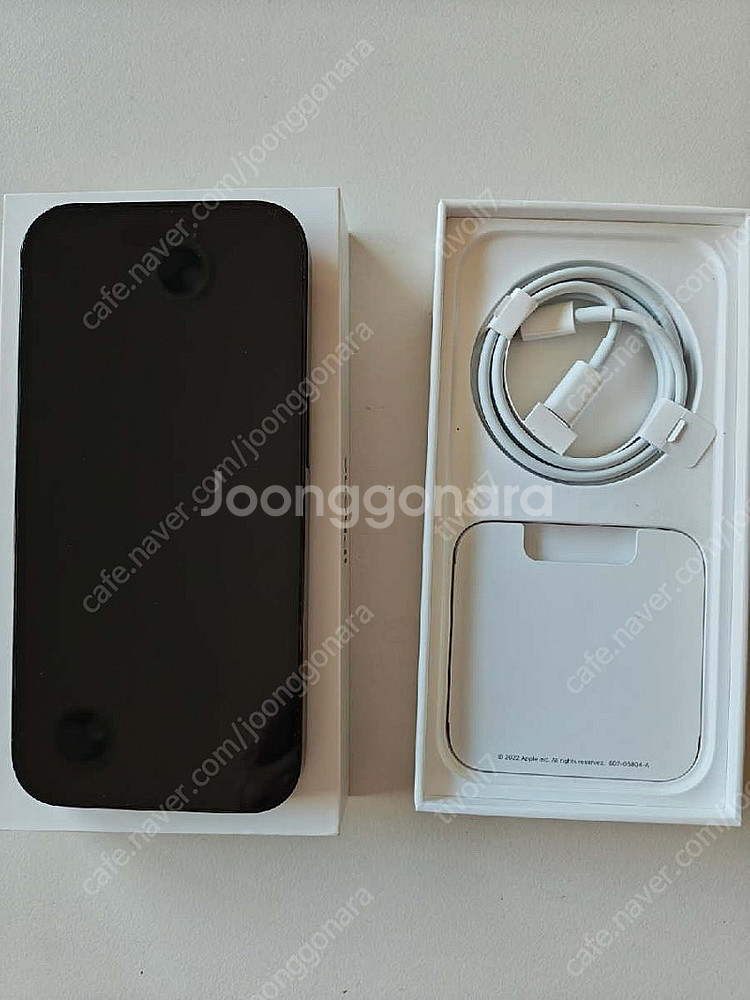 아이폰14프로 블랙 128GB 배터리99% 자급제 판매...--7