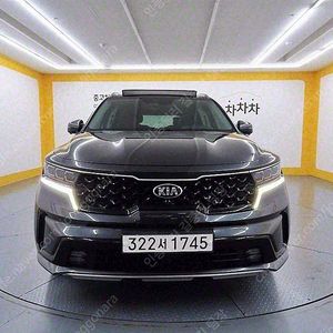 쏘렌토 중고 신형 쏘렌토 MQ4 중고 쏘렌토 중고차 회색 2021년식 디젤 2.2 2WD 노블레스 양심중고차