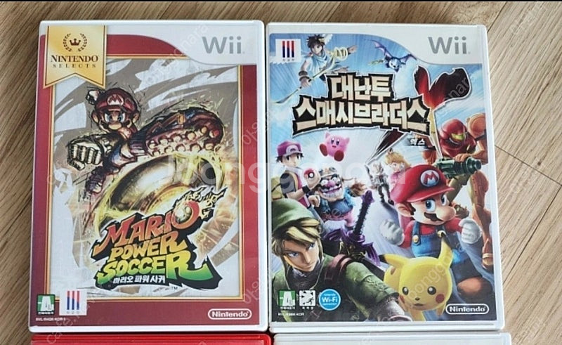닌텐도위 wii 정품 게임CD 대난투, 마리오파워사커 ...--0