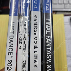 [일괄판매] PS4 게임 팝니다 택배비 포함 저스트댄스 나루토 파판 슈로대
