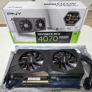PNY RTX 4070 SUPER 판매합니다. 69.5만