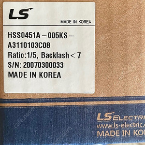 LS감속기 HSS0451A-005KS, HSS0902A-020KS 미개봉 제품 판매