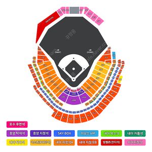 6월11일 한화 이글스 vs두산 베어스대전 한화생명 볼파크저렴하게 양도합니다시야가림없음
