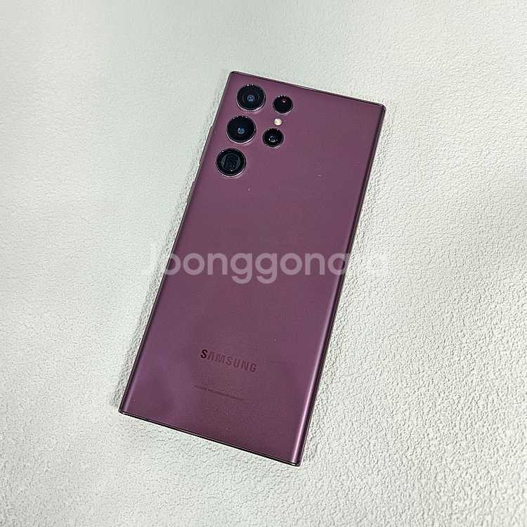 * S908N 갤럭시 S22울트라 버건디 256GB 기...--1