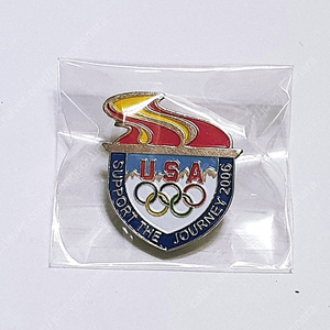 2006 토리노 동계 올림픽대회 미국팀 support 핀 뱃지