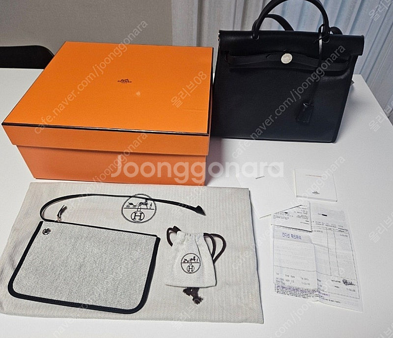 에르메스 애르백31 블랙 은장--1