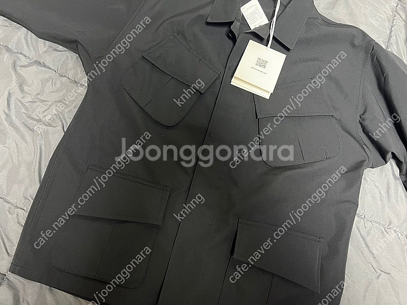 캡틴선샤인 퍼티그 자켓 울100(워커코트 재질) 블랙 ...--1
