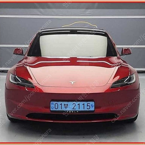 테슬라 중고차 테슬라 모델3 중고차 빨간색 2024년식 28,271km RWD 수원중고차