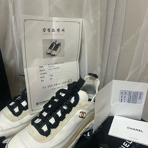 샤넬 믹스드파이버 스니커즈 36