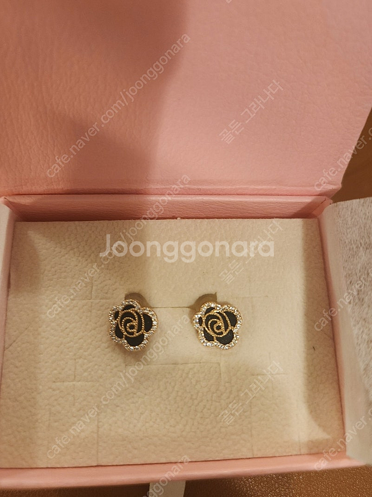 14k 오닉스 로사 귀걸이 (가격내림)--4