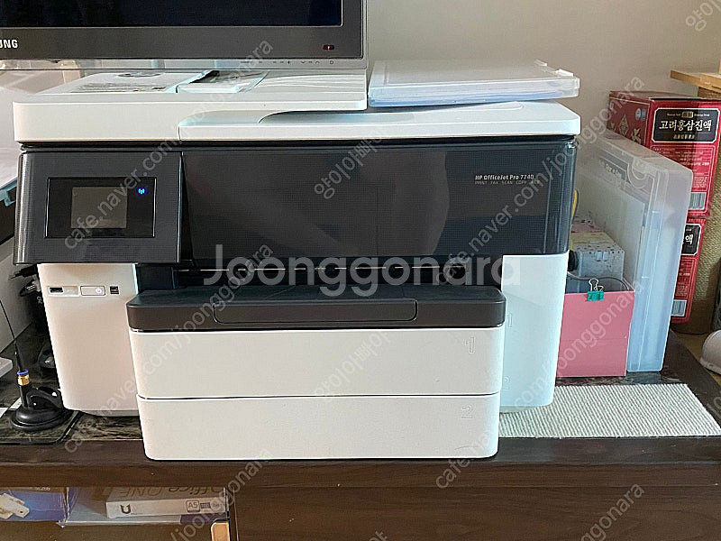 HP OJ 7740 A4,A3 무한프린터 판매--0