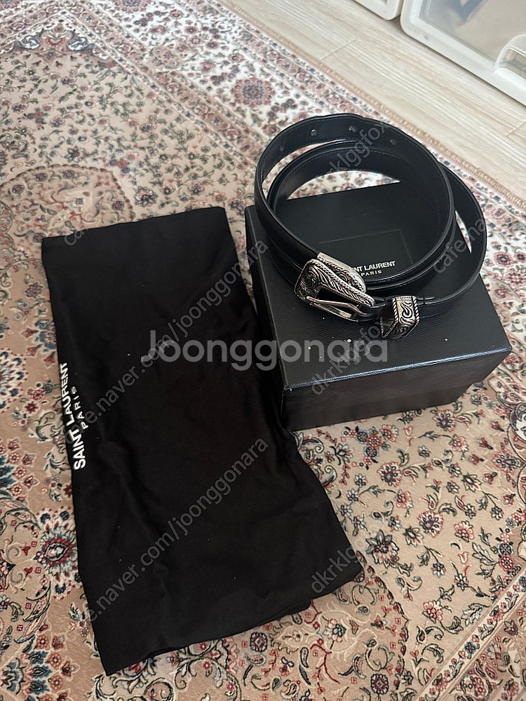 생로랑 웨스턴 벨트 90--0