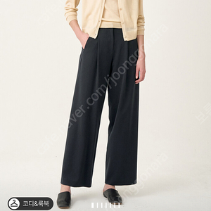 더캐시미어 백밴딩팬츠